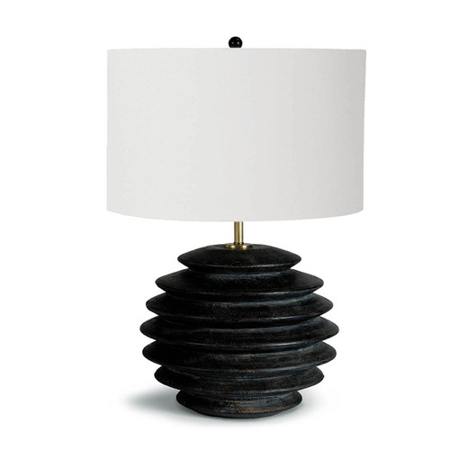 Black birch wood coastal lamp